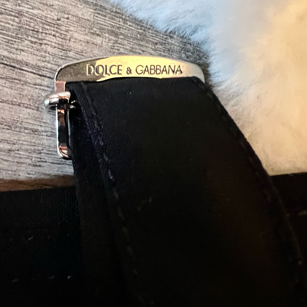 Dolce & Gabbana Black Pants with Zipper Accents